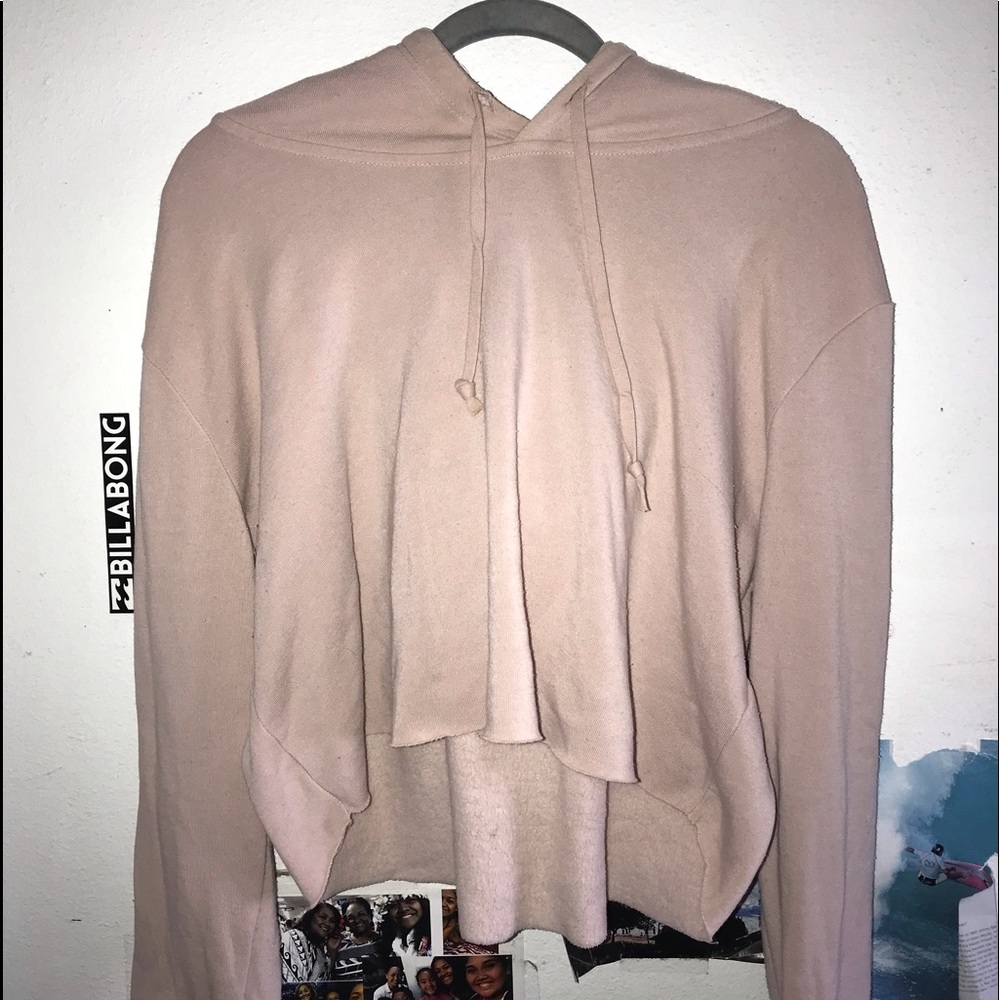 Brandy Melville cropped pullover hoodie